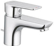 KLUDI PURE & STYLE Waschtisch-Einhandhebelmischer 60 mit Metall-Ablaufgarnitur, chrom