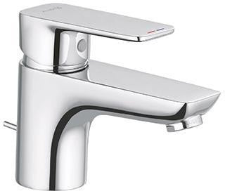KLUDI PURE & STYLE Waschtisch-Einhandhebelmischer 60 mit Metall-Ablaufgarnitur, chrom