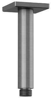 KLUDI A-QA Deckenauslass 150 mm eckige Rosette chrom – DN 15, G 1/2