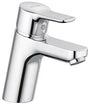 KLUDI PURE&EASY Waschtisch-Einhandmischer 70 ohne Ablaufgarnitur, chrom – 1-Loch-Montage, PCA-Strahlregler