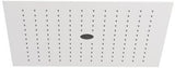 KLUDI ASANA Kopfbrause 440 x 440 mm mit 2 Strahlarten – Chrom, Regen- und Laminarstrahl
