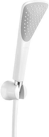 KLUDI FIZZ Wannen-Brause-Set 1S mit Schlauch weiß/chrom – Handbrause mit Antikalksystem