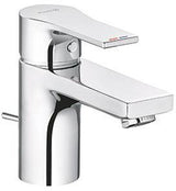 KLUDI ZENTA SL Waschtisch-Einhandmischer DN 15 – Niederdruck, 75 mm, mit Ablaufgarnitur, chrom