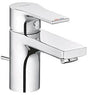 KLUDI ZENTA SL Waschtisch-Einhandmischer DN 15 – Niederdruck, 75 mm, mit Ablaufgarnitur, chrom