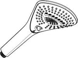 KLUDI FIZZ Handbrause 3 Strahl mattschwarz – Antikalk & 160 mm Duschkopf