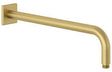 KLUDI A-QA Wand-Brausearm 400 mm eckige Wandrosette Brushed Gold