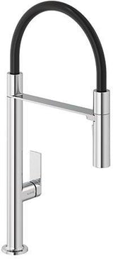KLUDI-QORD Spültisch-Einhandmischer mit flexiblem, abnehmbarem Auslauf in Chrom