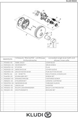 KLUDI BOZZ Unterputz-Wannenfüll- und Brause-Einhandmischer Chrom – Fertigmontageset mit Push&Switch