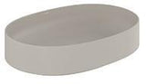 KLUDI-RESA O Aufsatzwaschbecken 60 x 40 cm Oval Weiß glänzend Keramik