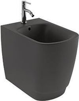 KLUDI-RESA S Stand-Bidet 55 cm mattschwarz mit verdeckter Befestigung