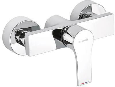 KLUDI ZENTA SL Brause-Einhandmischer DN 15 – Chrom, Wandmontage, Temperaturbegrenzung