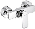 KLUDI PURE & STYLE Brause-Einhandmischer eigensicher chrom – Wandmontage, DN 15