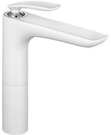 KLUDI BALANCE Waschschüssel-Einhandmischer weiß/chrom, Auslaufhöhe 212 mm, DN 15