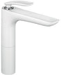 KLUDI BALANCE Waschschüssel-Einhandmischer weiß/chrom, Auslaufhöhe 212 mm, DN 15