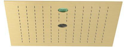 KLUDI ASANA Kopfbrause 44x44 cm SummerRain AmbienceLight Chrom – Deckenmontage, Antikalk