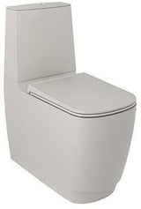 KLUDI RESA S Stand-WC mit Spiralflush-Technologie in Mattschwarz, verdeckte Befestigung