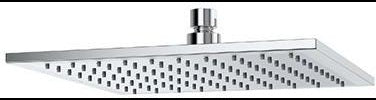 KLUDI A-QA Tellerkopfbrause eckig 250 mm flache Ausführung chrom