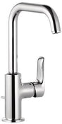 KLUDI PURE&SOLID Waschtisch-Einhandmischer DN 15 mit Metall-Ablaufgarnitur, chrom