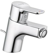 KLUDI PURE & EASY Bidet-Einhandmischer mit Wassersparfunktion und Metall-Ablaufgarnitur in Chrom
