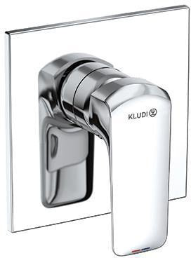 KLUDI AMEO UP-Brause-Einhandmischer Feinbau-Set chrom – 28 l/min, für SLIM.BOXX 88022