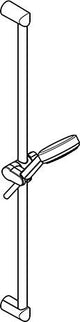 KLUDI DIVE S Brause-Set 1S mit Wandstange 900 mm chrom – Handbrause, Schlauch & Halterung