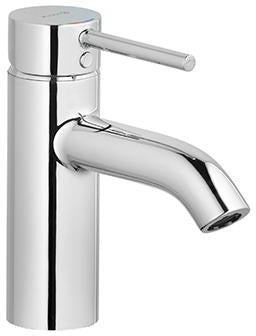 KLUDI BOZZ Waschtisch-Einhandhebelmischer 75 mm ohne Ablaufgarnitur – Chrom, 5 l/min, Keramik-Kartusche