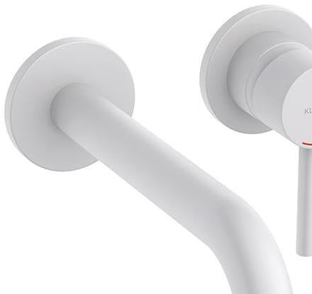 KLUDI BOZZ Waschtisch-Einhandmischer Unterputz 2-Loch chrom Ausladung 230 mm