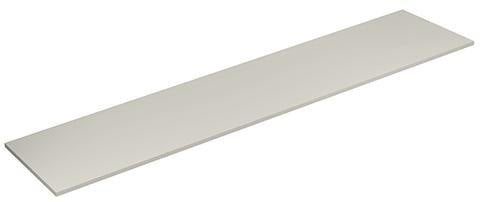 KLUDI ICOS Deckplatte 240,8 x 50,3 cm Matt Light Dove – MDF Abdeckplatte ohne Armaturenlöcher