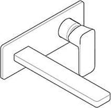 KLUDI RENON 2-Loch-Wand-Einhandmischer 210 mm Chrom – Unterputz-Armatur für Waschtisch