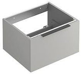KLUDI ICOS Wand-Waschtischunterschrank 60 cm Mattweiß mit Soft-Close