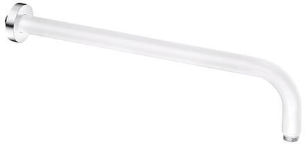 KLUDI A-QA Brausearm 250 mm Chrom – starrer Wand-Brausearm mit Rosette