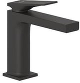 KLUDI DECUS Waschtisch-Einhandmischer 110 mit Push-Open Ablauf, Chrom – 1-Loch Montage, Keramik-Kartusche