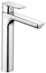 KLUDI PURE & STYLE Waschtisch-Einhandhebelmischer DN 10 mattschwarz – 1-Loch Montage, ohne Ablaufgarnitur