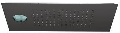 KLUDI ASANA Kopfbrause 60x30 mit Waterfall, SummerRain und AmbienceLight in Chrom