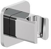 KLUDI A-QA Wand-Brausehalter softedge starr Chrom mit verdeckter Befestigung