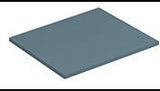 KLUDI ICOS Deckplatte 60,6 x 50,3 cm mattweiß – Geschlossene Abdeckplatte für Badmöbel