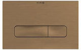 KLUDI UNIFIX Betätigungsplatte 236 x 152 mm chrom – 2-Mengen-Spülung, Frontbedienung