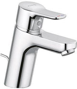 KLUDI PURE & EASY Waschtisch-Einhandmischer 70 mit Metall-Ablaufgarnitur – Chrom