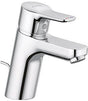 KLUDI PURE & EASY Waschtisch-Einhandmischer 70 mit Metall-Ablaufgarnitur – Chrom