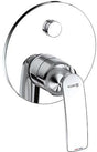 KLUDI BALANCE Unterputz-Wannen- und Brause-Einhandmischer PUSH&SWITCH Feinbau-Set Chrom