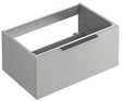 KLUDI ICOS Wand-Waschtischunterschrank 80 cm Matt Light Dove mit Soft-Close-Auszug