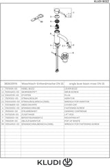 KLUDI BOZZ Waschtisch-Einhandmischer SmartStart mit Ablaufgarnitur, chrom