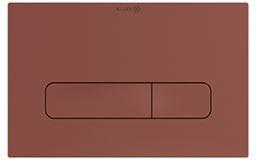 KLUDI UNIFIX Betätigungsplatte 236 x 152 mm chrom – 2-Mengen-Spülung, Frontbedienung