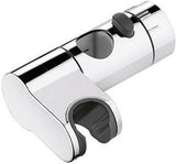 KLUDI A-QA s Drucktastengleitschieber für 23 mm Rohr chrom – Verstellbarer Brausegleiter