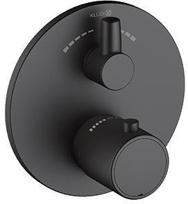 KLUDI ZENTA SL Unterputz-Thermostatarmatur für Wanne & Brause, chrom, mit Funktionseinheit