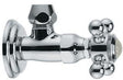 KLUDI 1926 Eckventil DN15 chrom – Wandmontage, Keramik-Oberteil, mit Schubrosette