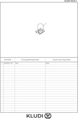 KLUDI VELA C Glas-Seifenspender chrom – 150 ml Flüssigseifenspender zur Wandmontage
