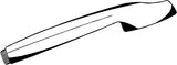 KLUDI Tele-Handbrause STANDARD DN 15 weiß – 1 Strahlart, 62 mm Duschkopf