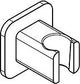 KLUDI A-QA Wand-Brausehalter softedge starr Chrom mit verdeckter Befestigung