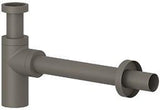 KLUDI DESIGN Flaschen-Geruchverschluss Matt Dove – Messing Flaschensiphon G1 1/4 für Waschtische